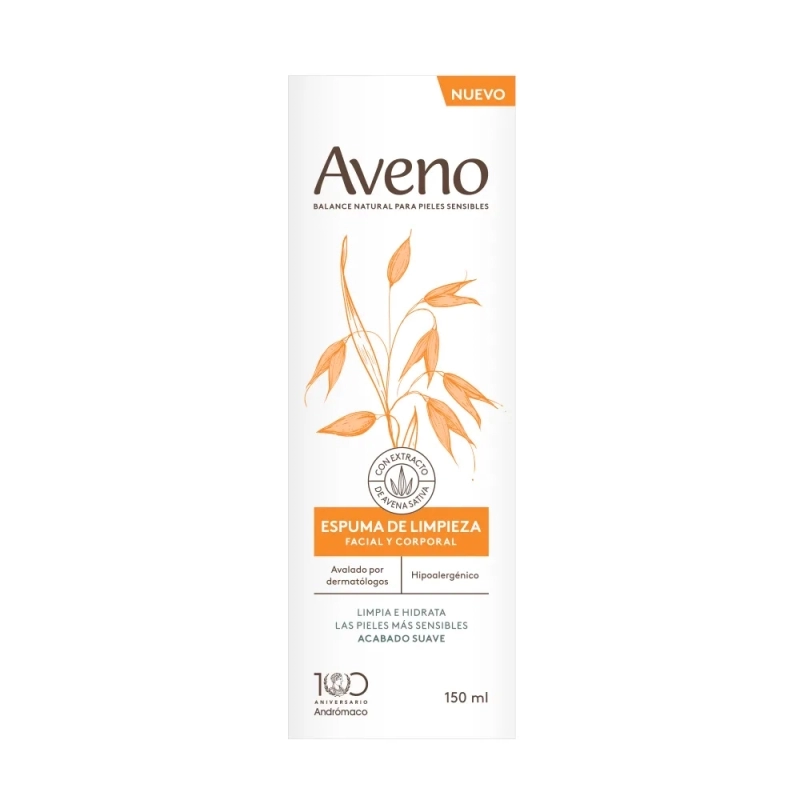 AVENO ESPUMA LIMP 150 ML